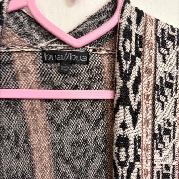 🪶Patterned Open Front Cardigan🪶 - Picture 3 of 4